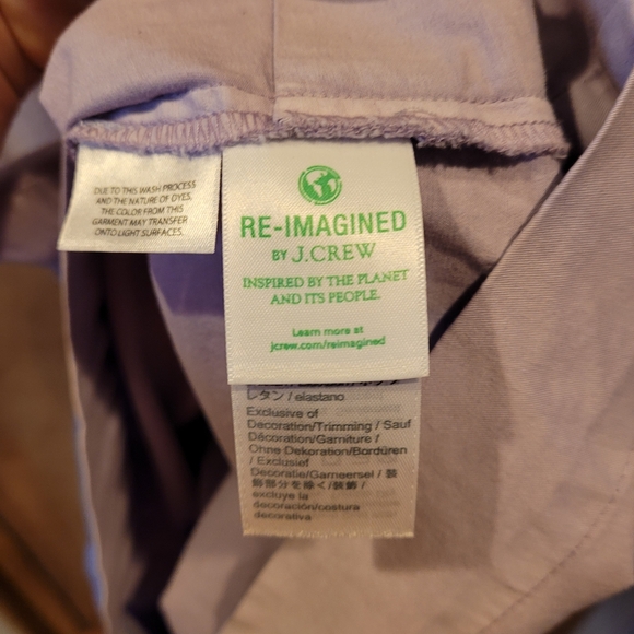 J.‎ Crew Boho Cottagecore Coastal Cowgirl smocked-waist lavender midi dress 2X - Picture 7 of 12